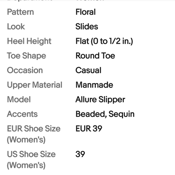 FREE PEOPLE x ASOS Allure Sequined Slipper Mules Size 9 never worn, but no tags - Picture 7 of 8